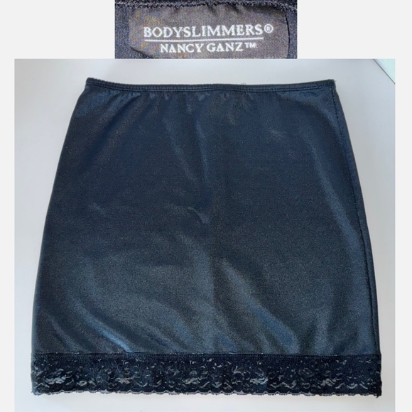 Nancy Ganz Other - Nancy Ganz Bodyslimmers body shaper M black half slip  lightweight control